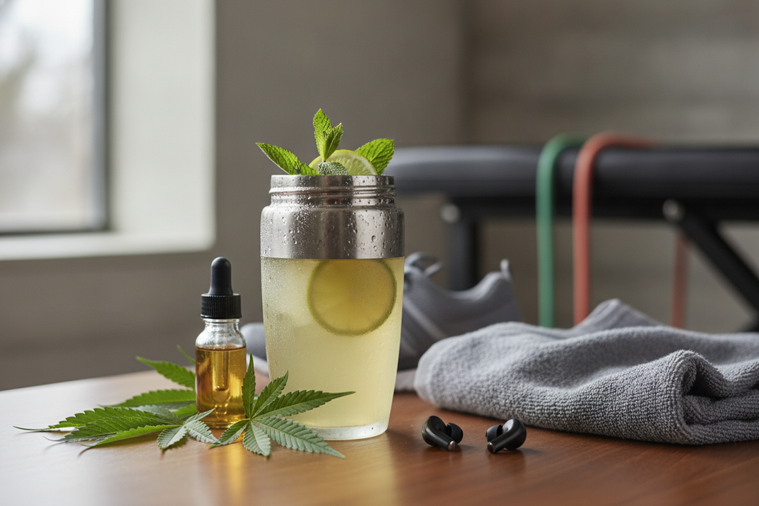 THC Drink for Workout Recovery: The Athletic Cocktail